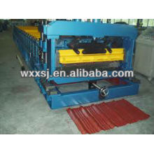 Metal tile panel forming machine